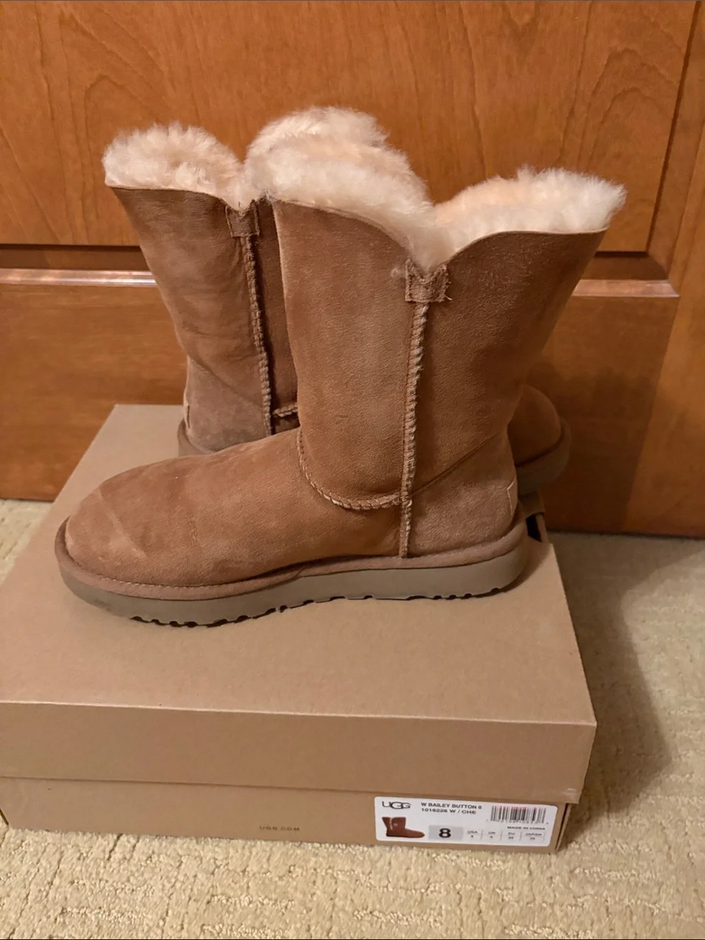 UGG Chestnut Bailey Button Boots